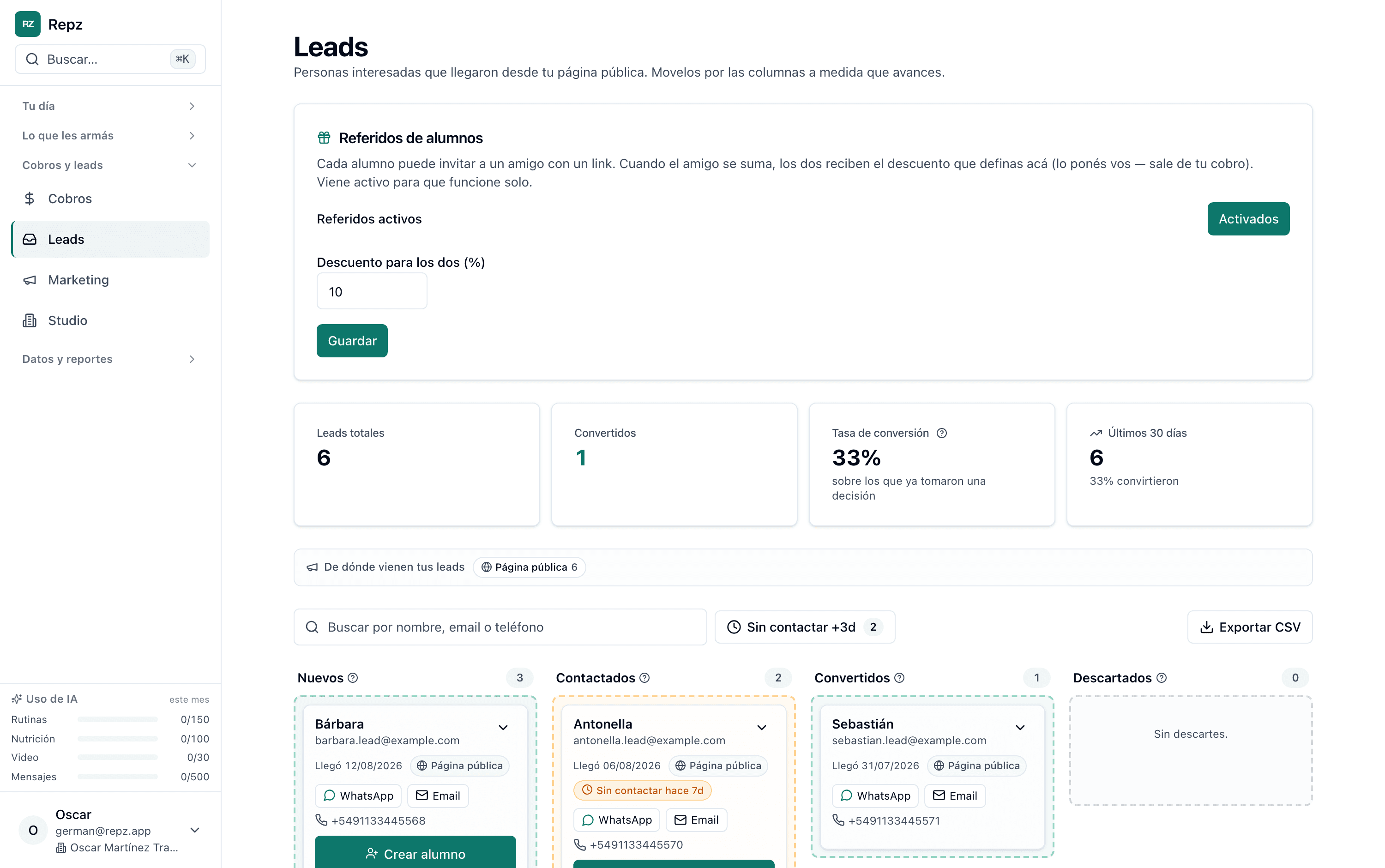 Todas tus consultas nuevas en un solo tablero